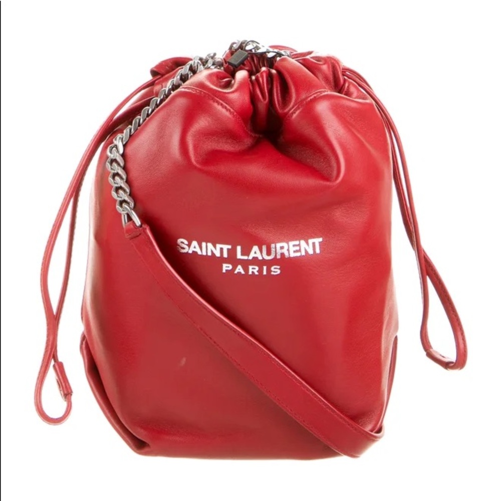 GUC Saint Laurent Drawstring Teddy Bag